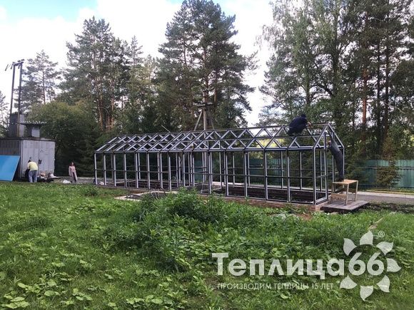 Зимняя теплица под стекло 2020